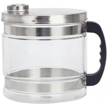 6 Litre Glass Collection Jug With Lid